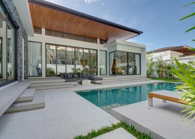 Modern house with pool