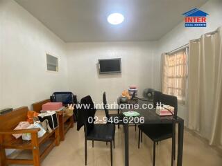 Dining area with modern amenities