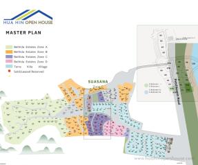 Master plan of Hua Hin Open House community