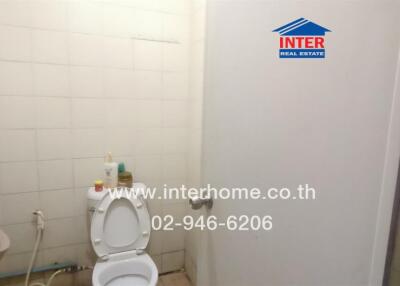 Bathroom with toilet and urinal