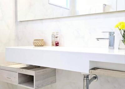 Modern bathroom with minimalist design