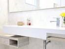 Modern bathroom with minimalist design