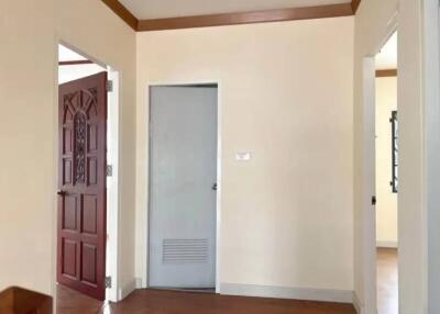 Hallway area with doors