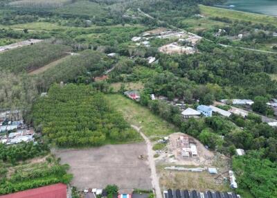 Aerial view of property area