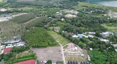 Aerial view of property area