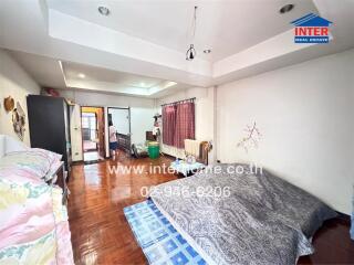 Spacious bedroom with natural light