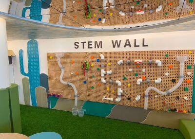 Playroom with a STEM Wall