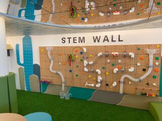 Playroom with a STEM Wall