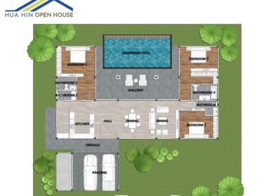 Floor plan of a residential property showing layout and rooms