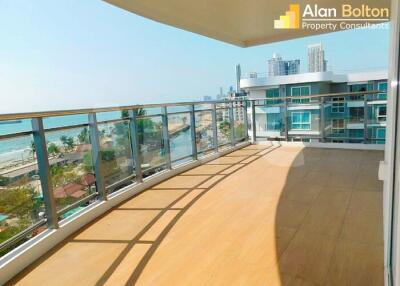 Front Facing Ocean View 2 Bed 1 Bath Condo in Na Jomtien