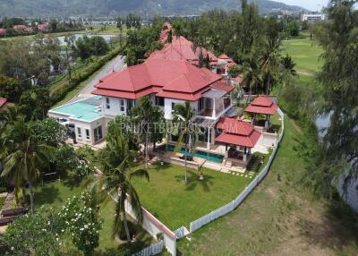 BAN22287: Elegant Two-Story 3BR Home with Stunning Golf Course and Lake Views for Sale in Bang Tao