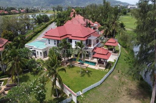 BAN22287: Elegant Two-Story 3BR Home with Stunning Golf Course and Lake Views for Sale in Bang Tao