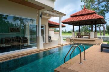 BAN22287: Elegant Two-Story 3BR Home with Stunning Golf Course and Lake Views for Sale in Bang Tao