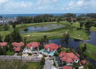 BAN22287: Elegant Two-Story 3BR Home with Stunning Golf Course and Lake Views for Sale in Bang Tao