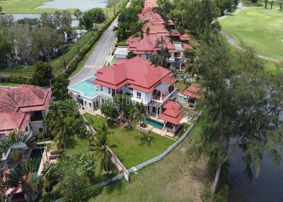 BAN22287: Elegant Two-Story 3BR Home with Stunning Golf Course and Lake Views for Sale in Bang Tao