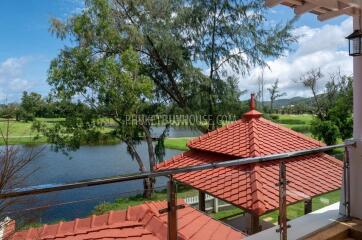 BAN22287: Elegant Two-Story 3BR Home with Stunning Golf Course and Lake Views for Sale in Bang Tao