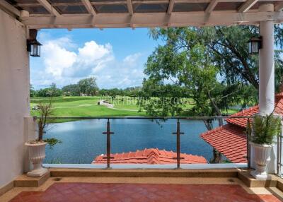 BAN22287: Elegant Two-Story 3BR Home with Stunning Golf Course and Lake Views for Sale in Bang Tao