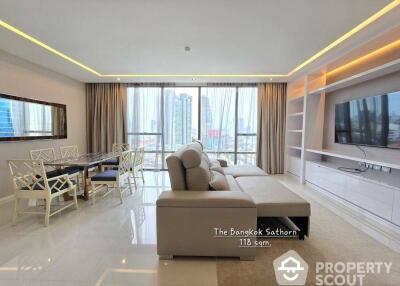 2-BR Condo at The Bangkok Sathorn near BTS Surasak