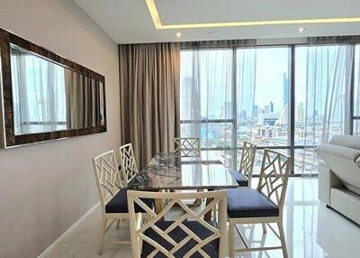 2-BR Condo at The Bangkok Sathorn near BTS Surasak