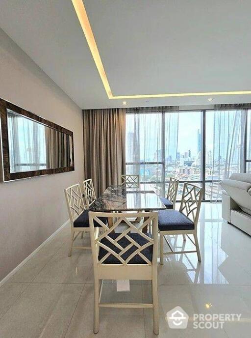 2-BR Condo at The Bangkok Sathorn near BTS Surasak