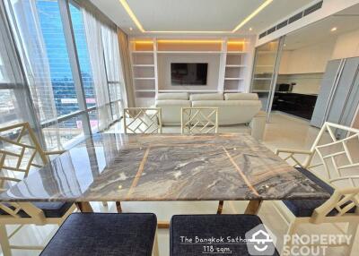 2-BR Condo at The Bangkok Sathorn near BTS Surasak