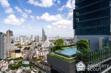 2-BR Condo at The Bangkok Sathorn near BTS Surasak