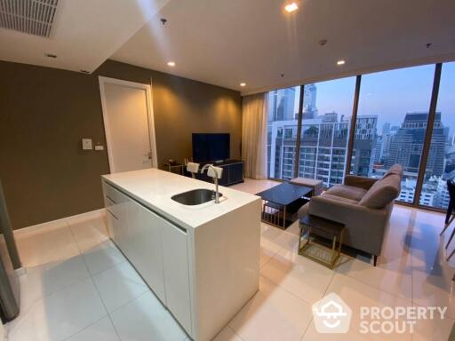 2-BR Condo at Nara 9 Sathorn-Narathiwas near BTS Saint Louis