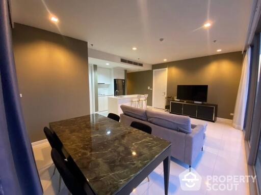 2-BR Condo at Nara 9 Sathorn-Narathiwas near BTS Saint Louis