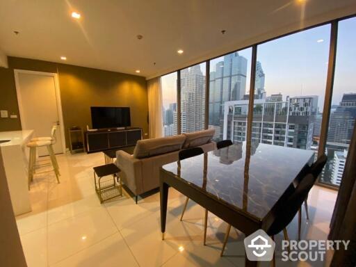 2-BR Condo at Nara 9 Sathorn-Narathiwas near BTS Saint Louis