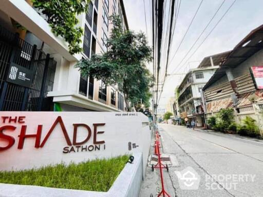 1-BR Condo at The Shade Sathorn 1 near MRT Khlong Toei