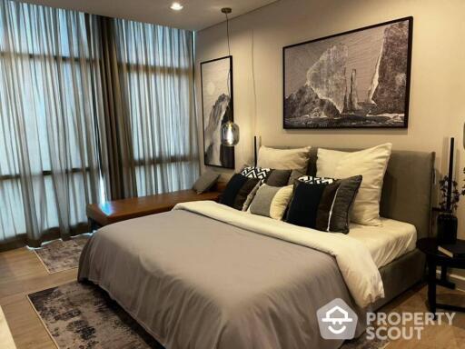 1-BR Condo at The Room Charoenkrung 30 near BTS Saphan Taksin