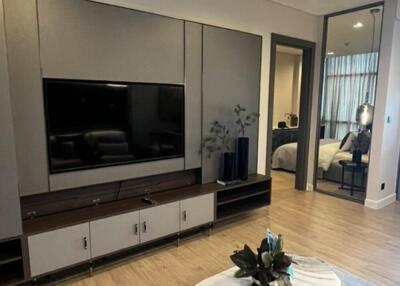 1-BR Condo at The Room Charoenkrung 30 near BTS Saphan Taksin