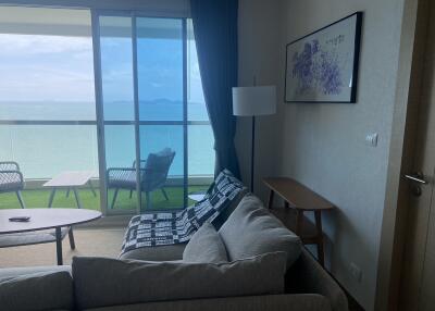 Living room with ocean view