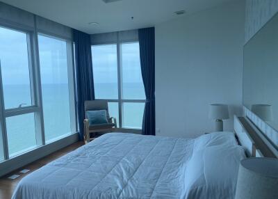 Bedroom with ocean view