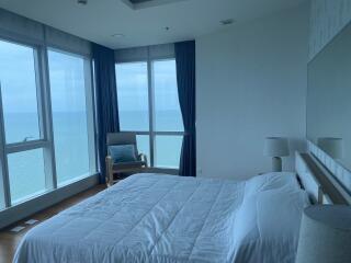 Bedroom with ocean view