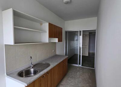 Modern kitchen with ample storage and sink