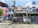 Front view of residential houses