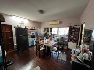 Spacious kitchen with dining area