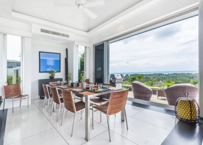 Dining area with a view