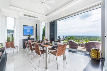 Dining area with a view