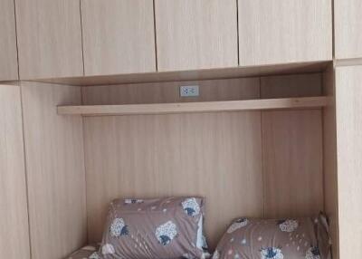 Bedroom with built-in wardrobe