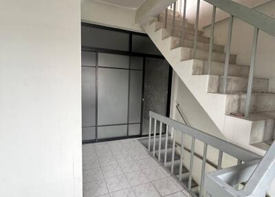 Staircase leading to apartment