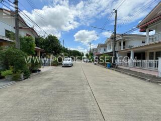 Street view of residential area