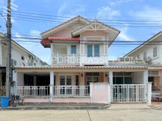 Front view of a two-story house