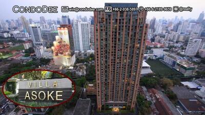 Duplex Condo Asoke Sale MRT Phetchaburi