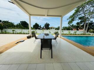 Spacious pool villa with a beautiful garden