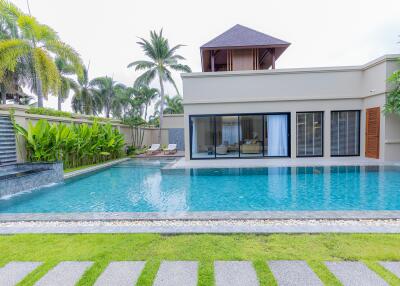 Modern house with swimming pool