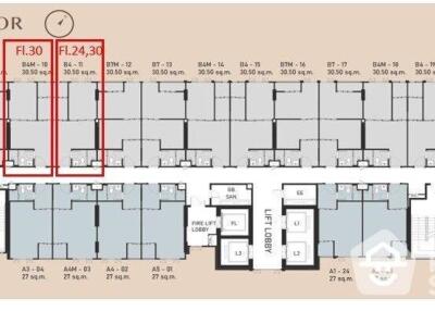 2-BR Condo at Aspire Onnut Station near BTS On Nut