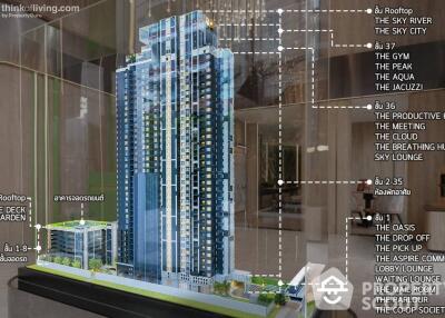 1-BR Condo at Aspire Onnut Station near BTS On Nut