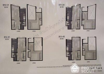 1-BR Duplex at Life Asoke - Rama 9 near MRT Phra Ram 9